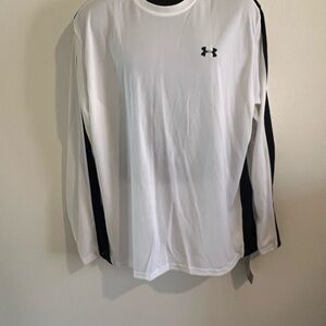 NWT Under Armour Men's White Long Sleeve Shirt